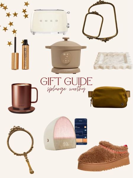Gift guide
Amazon gifts
Gifts for her
Splurge worthy gifts
Ugg tazz
Our place
Anthropologie
Lululemon 

#LTKHoliday #LTKhome #LTKGiftGuide