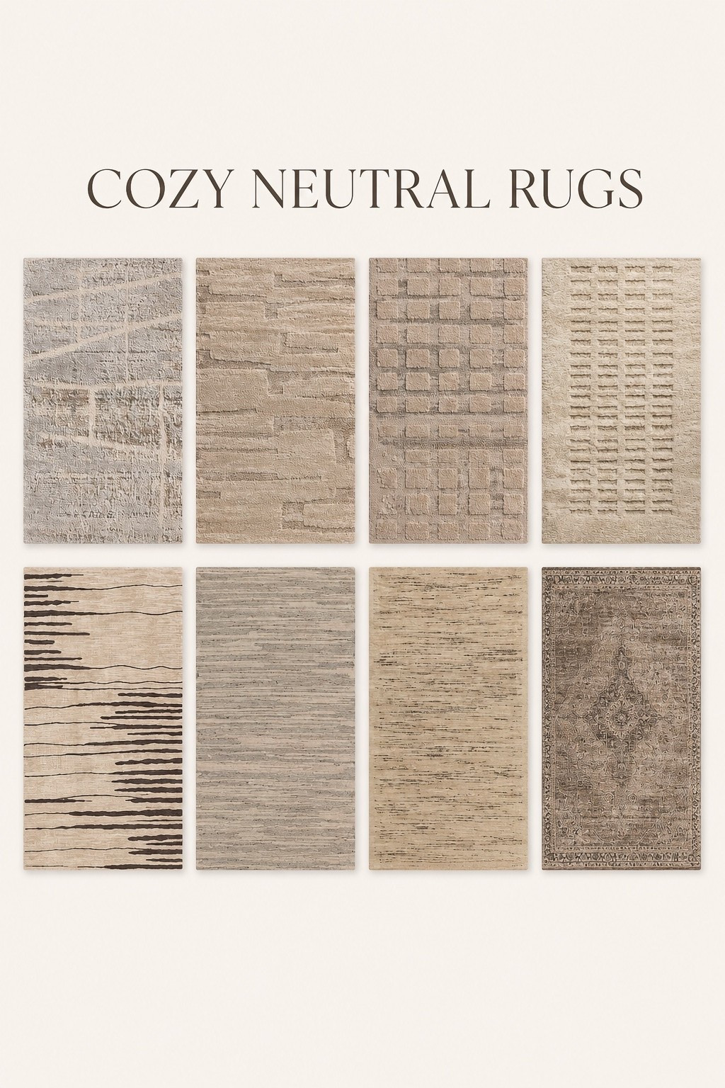 Cozy Neutral Rugs You’ll Love

If you’re looking for a rug that instantly makes a room feel warm, layered, and designer-inspired, these are some of my favorite cozy neutral finds. From modern organic textures to subtle patterns that work in almost any space, these rugs add softness and timeless style without overwhelming your decor. Perfect for living rooms, bedrooms, dining rooms, and entryways, they’re versatile, high-end looking, and beautifully neutral. Save this roundup for your next home refresh!

#LTKHome #LTKSaleAlert
