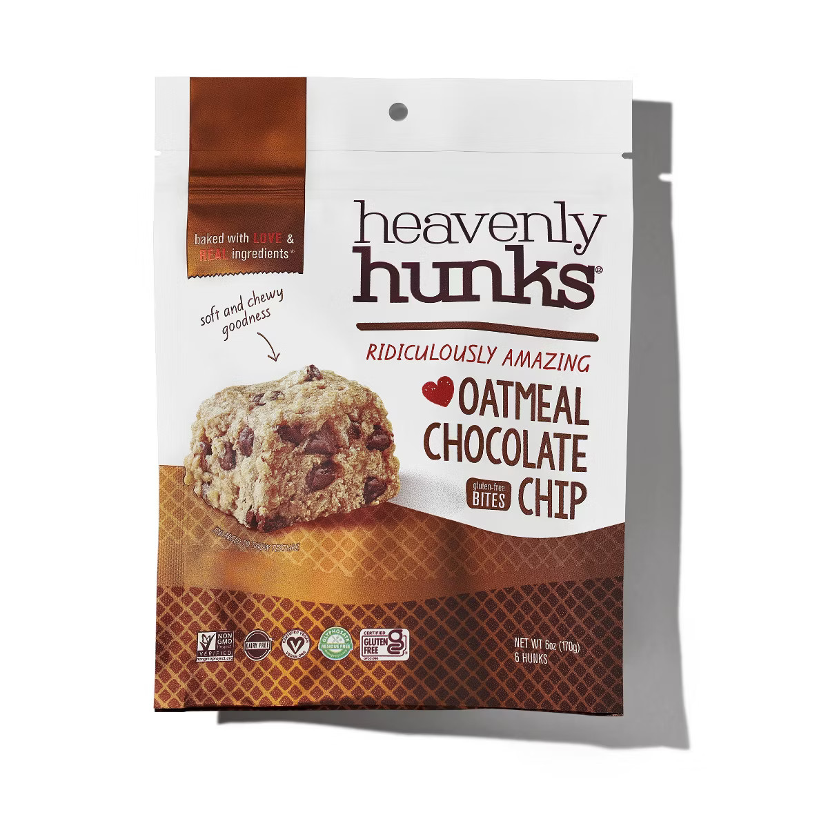 Heavenly Hunks Oatmeal Chocolate Chip Cookie Bites - 6oz | Target