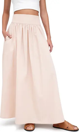 Raven Cotton Poplin Maxi Skirt | Nordstrom