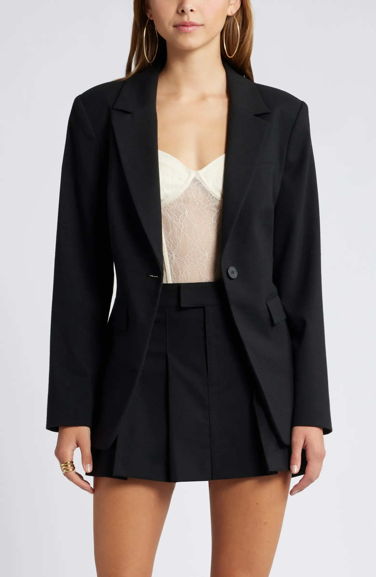 Open Edit Fitted Blazer | Nordstrom | Nordstrom