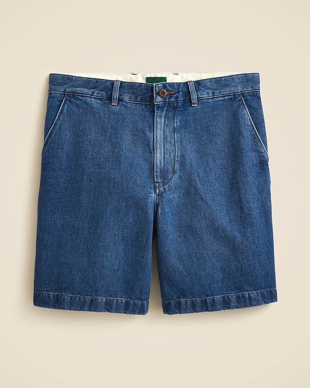 8" Relaxed cotton-linen blend denim short | J. Crew US