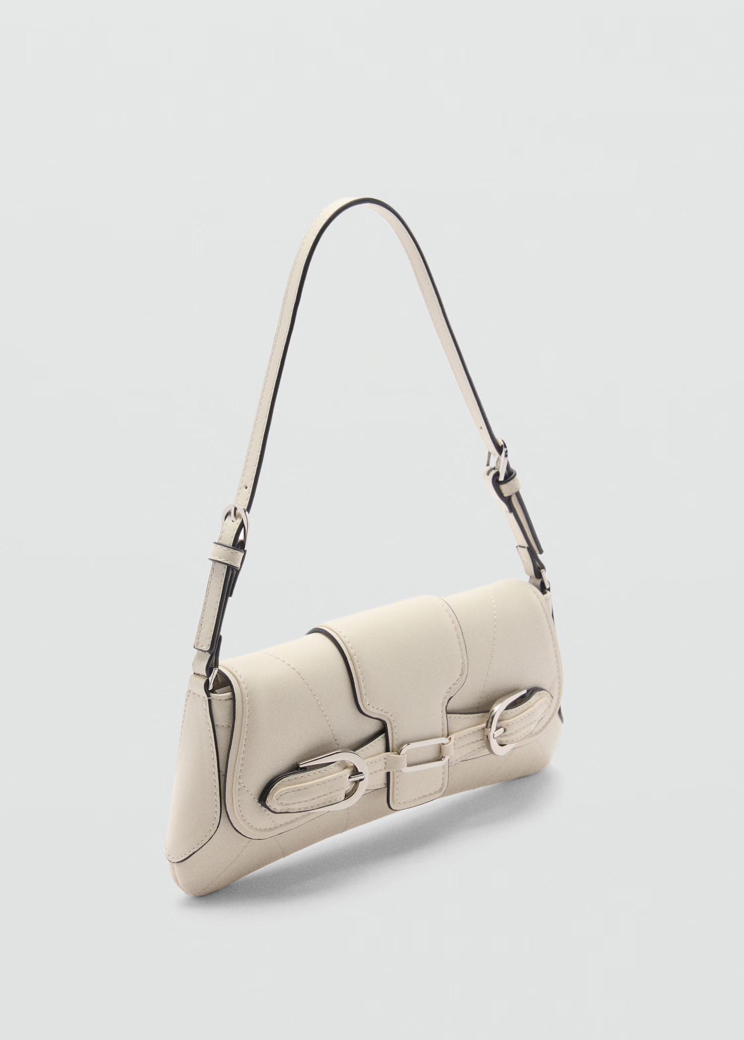 Shoulder bag with buckles detail | MANGO (US)