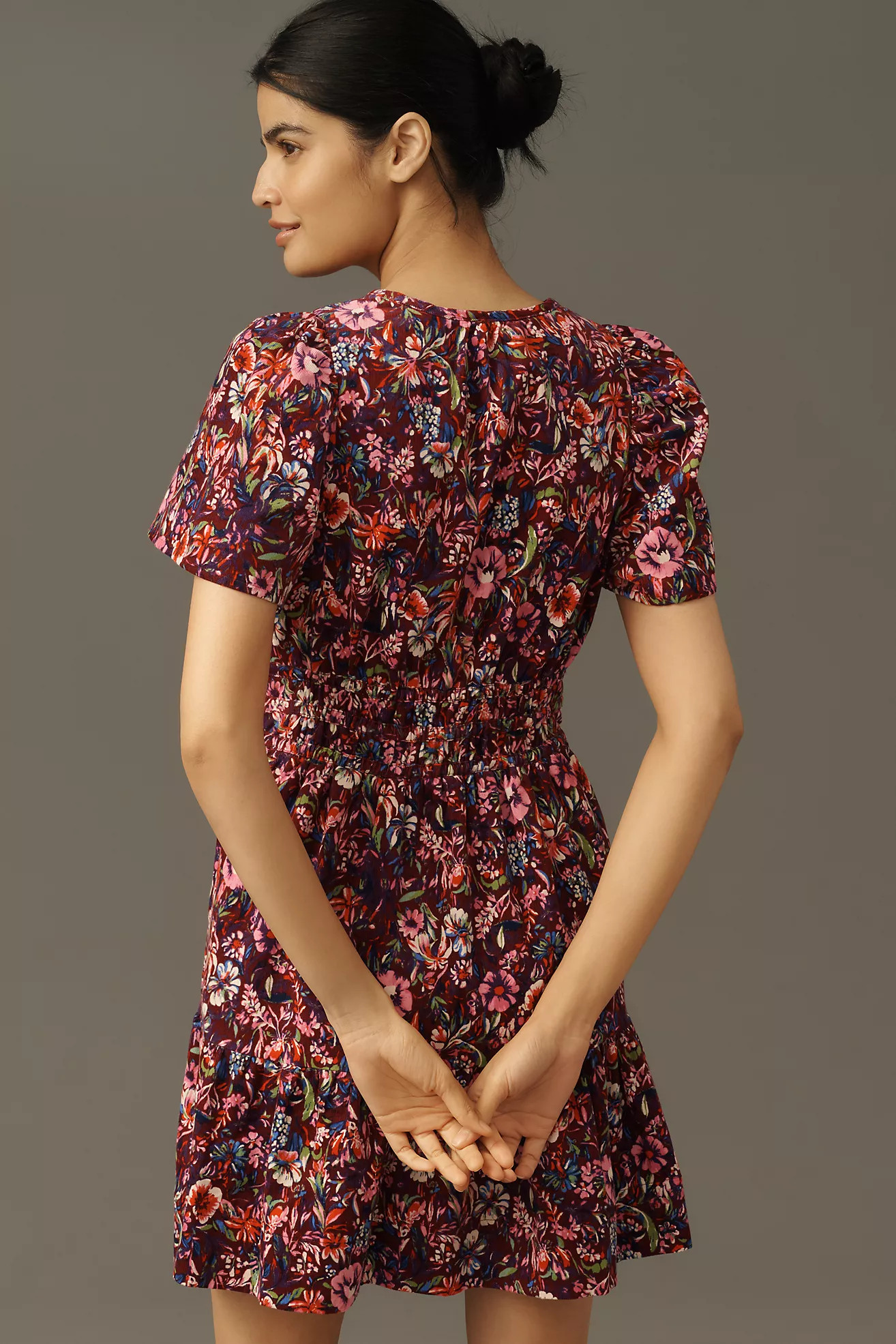 The Somerset Corduroy Mini Dress | Anthropologie (US)