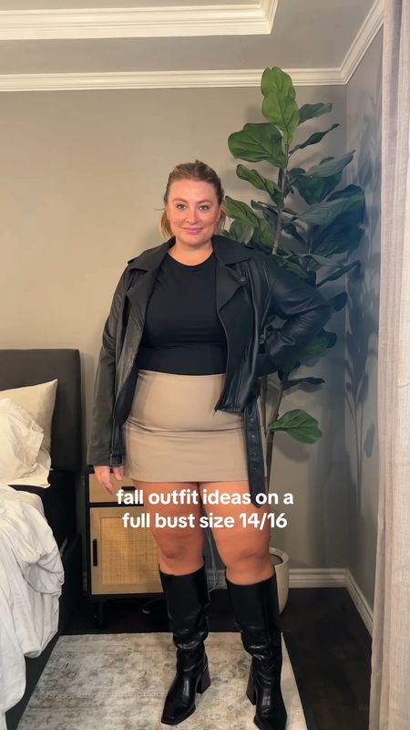 Fall outfits on a full bust curvy size 14/16 body - linking what I can 

#LTKplussize #LTKmidsize #LTKSeasonal