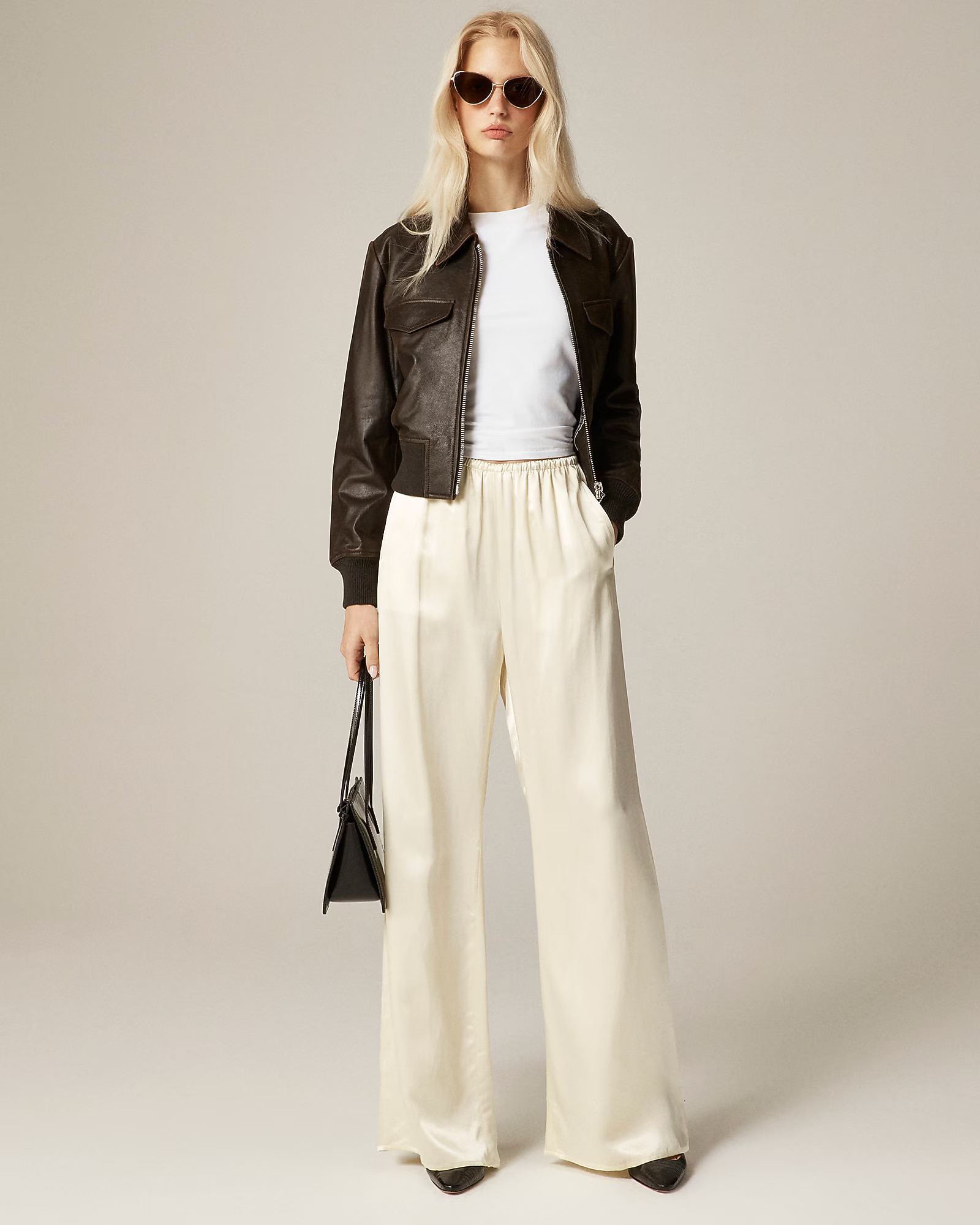 Cosmo pant in luster charmeuse | J. Crew US