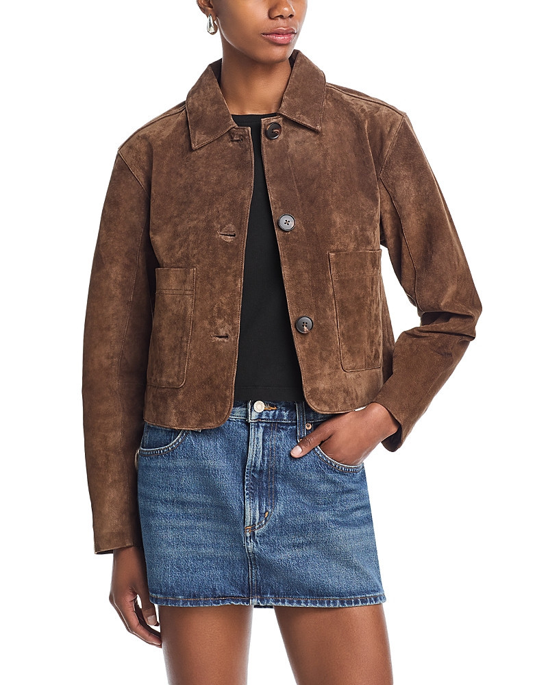 Blanknyc Suede Cropped Jacket | Bloomingdale's (US)