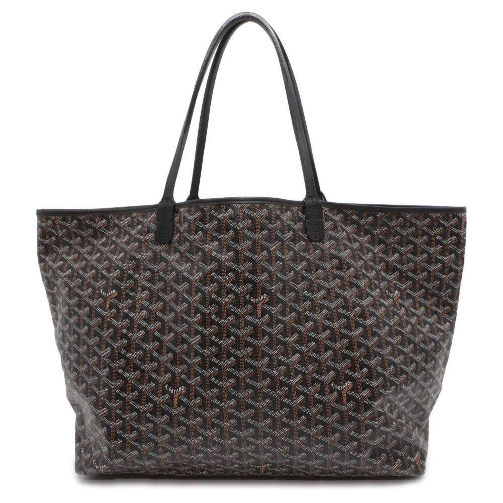 Pre-Owned Goyard Tote Bag Saint Louis GM GOYARD Shoulder Black (Good) | Walmart (US)