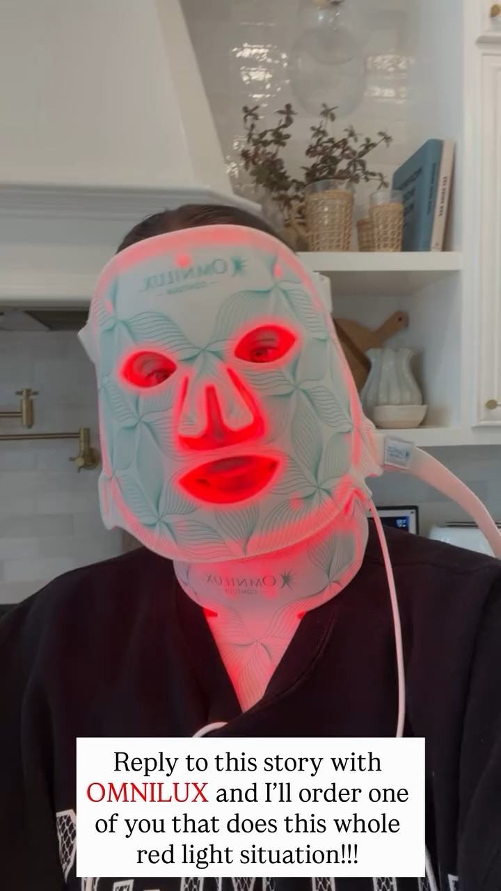 Reply to this story with OMNILUX and I’ll order one of you that does this whole red light situation!!!