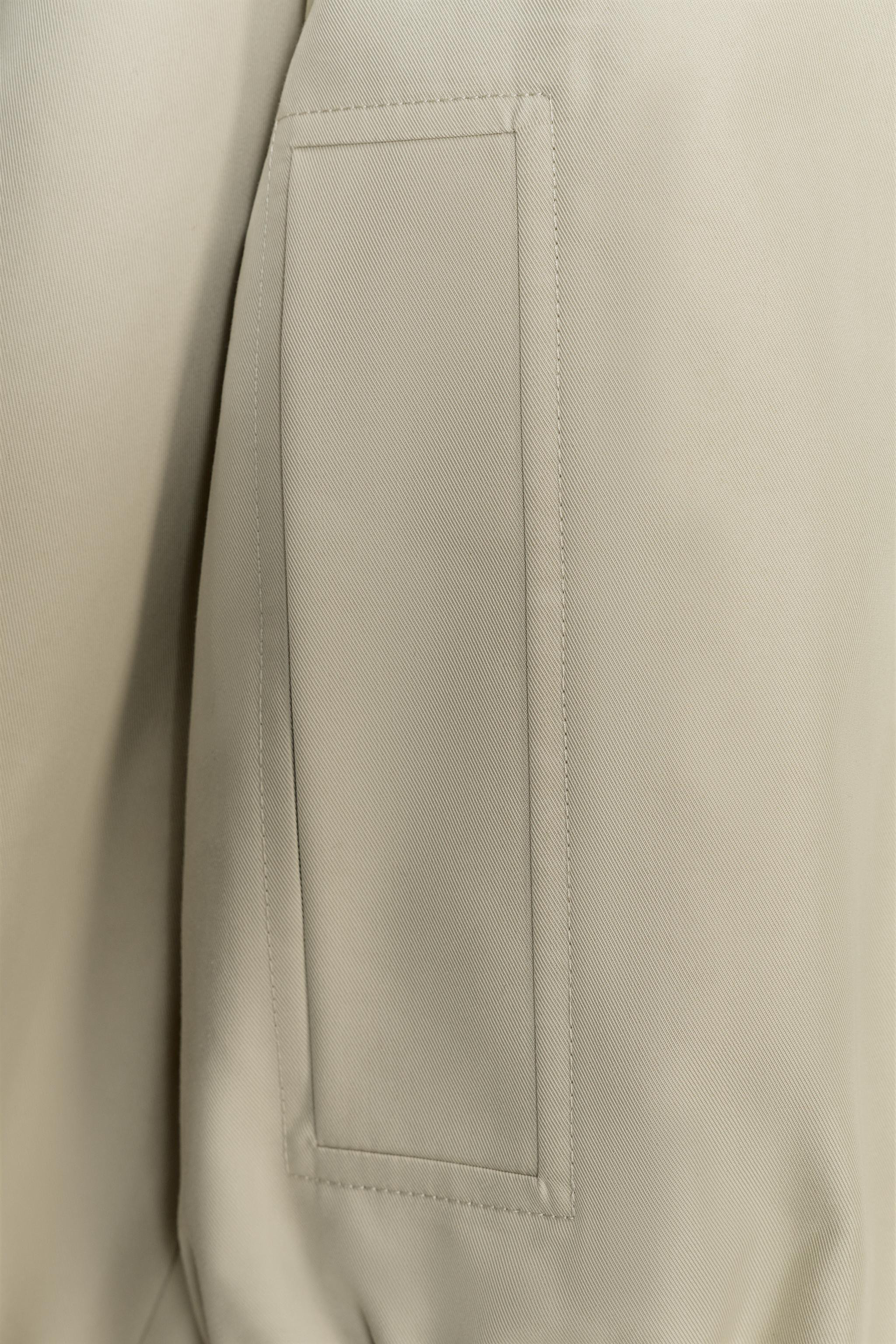 QUILTED TRENCH COAT WITH FAUX FUR COLLAR ZW COLLECTION | Zara US