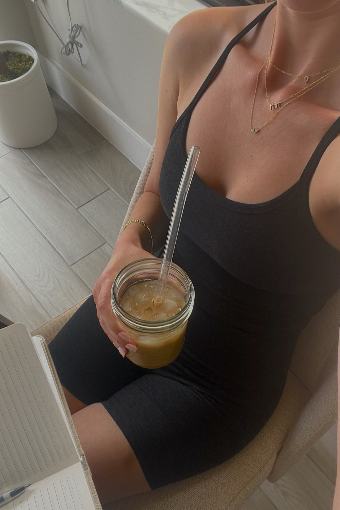 Saturday mornings in beyond yoga 🫶🏻 I have the tank in an XS and S so if you want a little more fitted size down if not stay true to size!
Top- XS
Bottoms- S

Sports bra, biker shorts, athleisure, ootd

#LTKsalealert #LTKfitness #LTKunder100