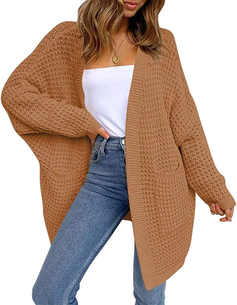 Chunky Knit Cardigan - Back To School Outfits | Amazon (US)