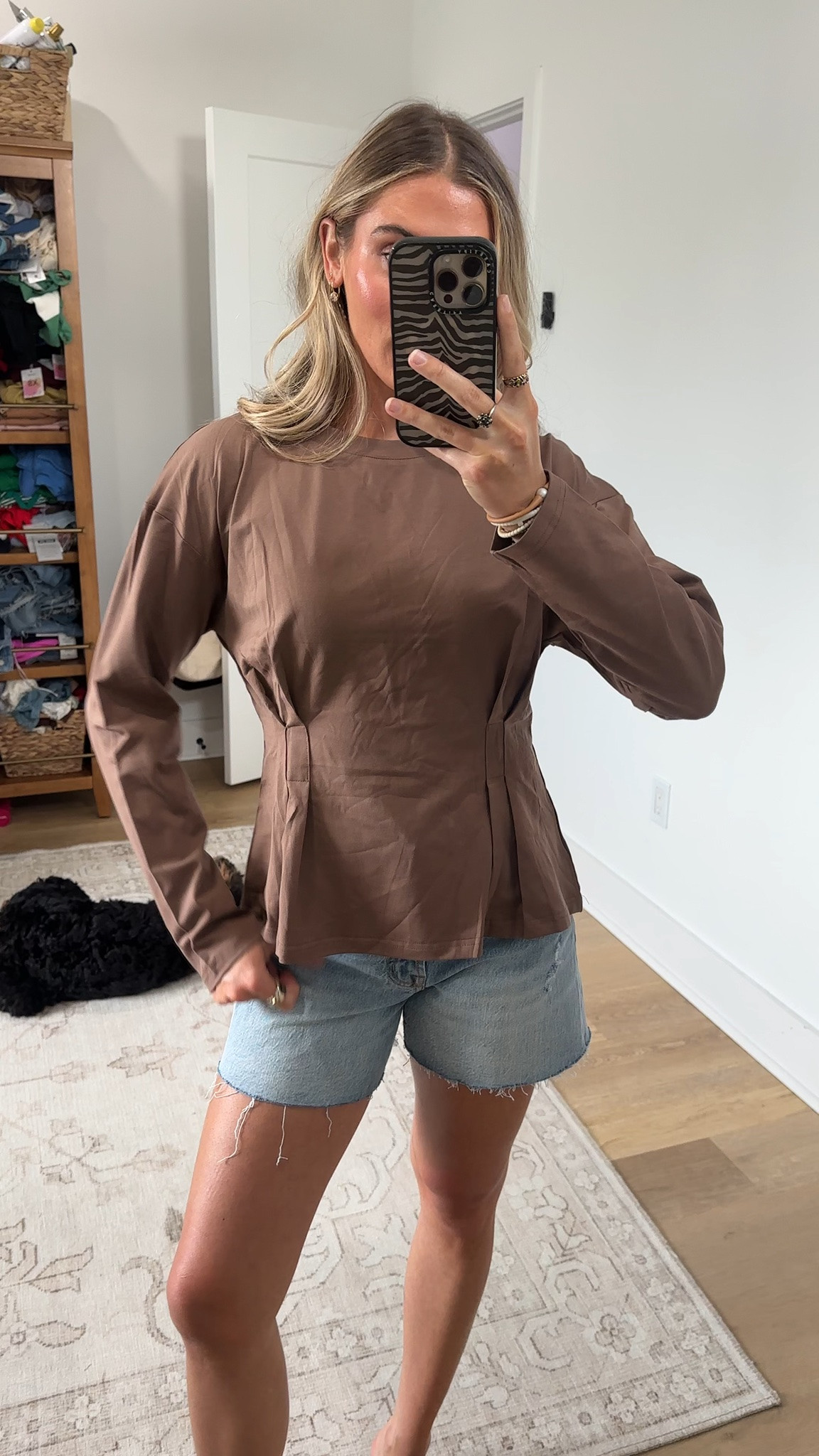 Amazon size small Hongsui Women's Babydoll Tops Long Sleeve Shirts Waist Pleated Peplum Blouses Loose Fit Flowy Tshirts

#LTKootd #LTKSaleAlert #LTKSeasonal