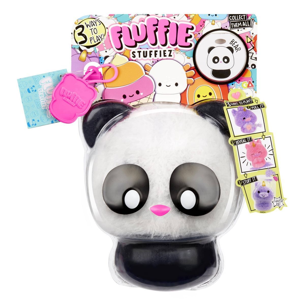 Fluffie Stuffiez Small Plush - Collectible Panda Bear Surprise Reveal | Target