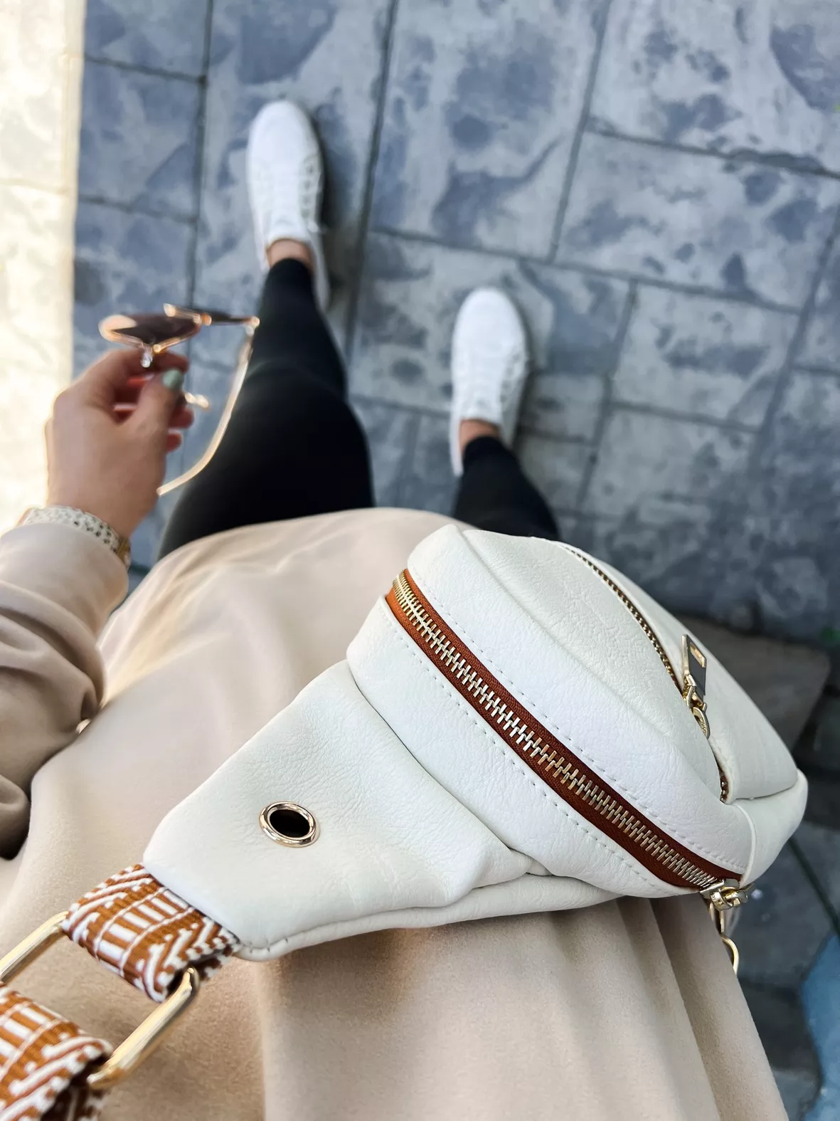LV backpack fall casual outfit