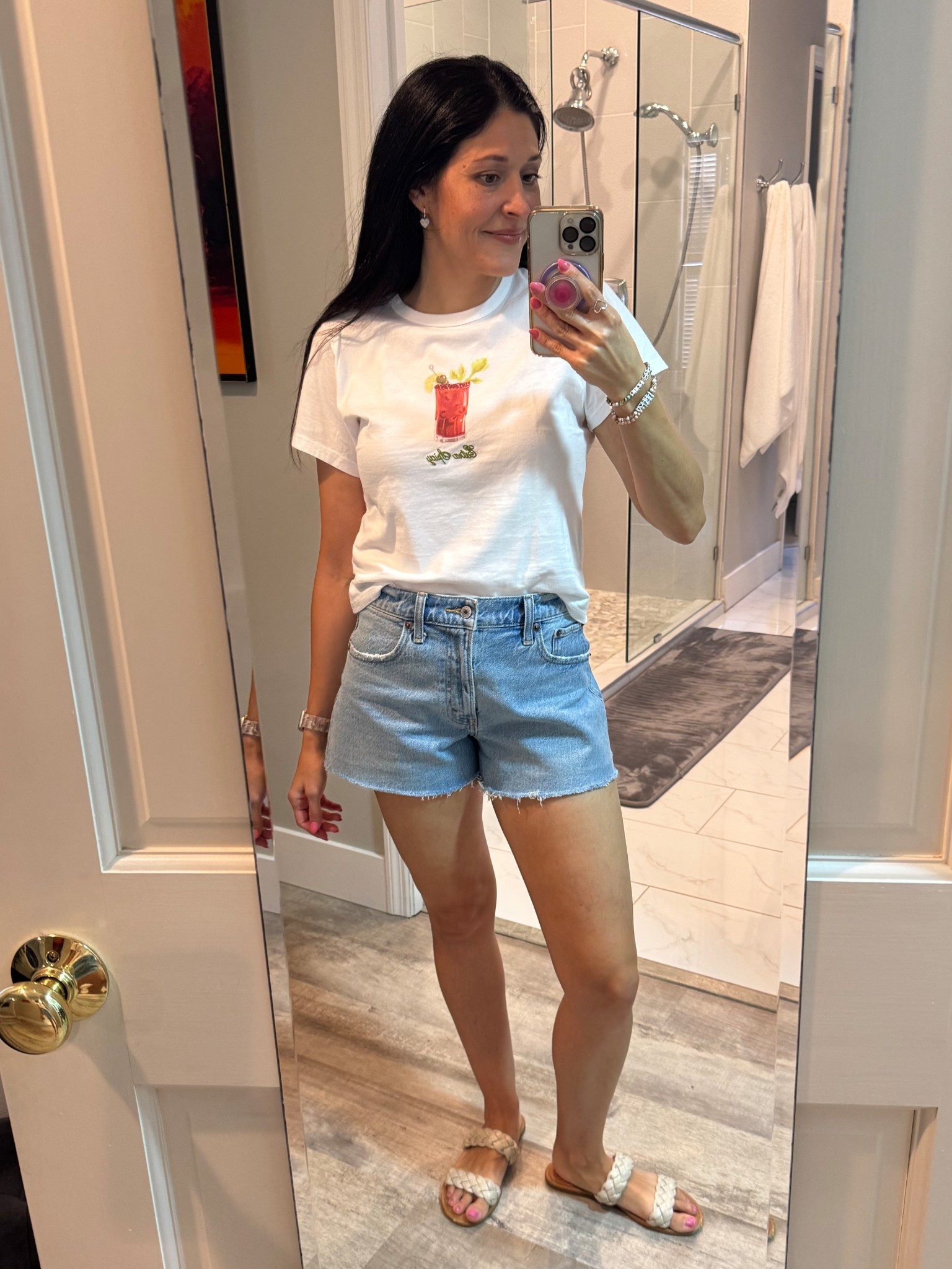 Love this super casual and cute look from Abercrombie! 27 in shorts (sized up for comfort) and small in top.

#LTKStyleTip #LTKSaleAlert #LTKFindsUnder100