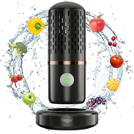 Fruit and Vegetable Washing Machine, Fruit Cleaner Device, Fruit Purifier for with OH-ion Purific... | Amazon (US)