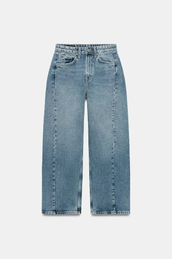 ZW COLLECTION MID-WAIST RELAXED ANKLE JEANS | Zara DE