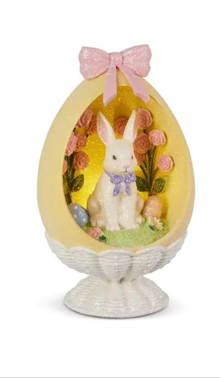 Pedestal Easter Egg With Rabbit 

#LTKSeasonal #LTKU #LTKPetite