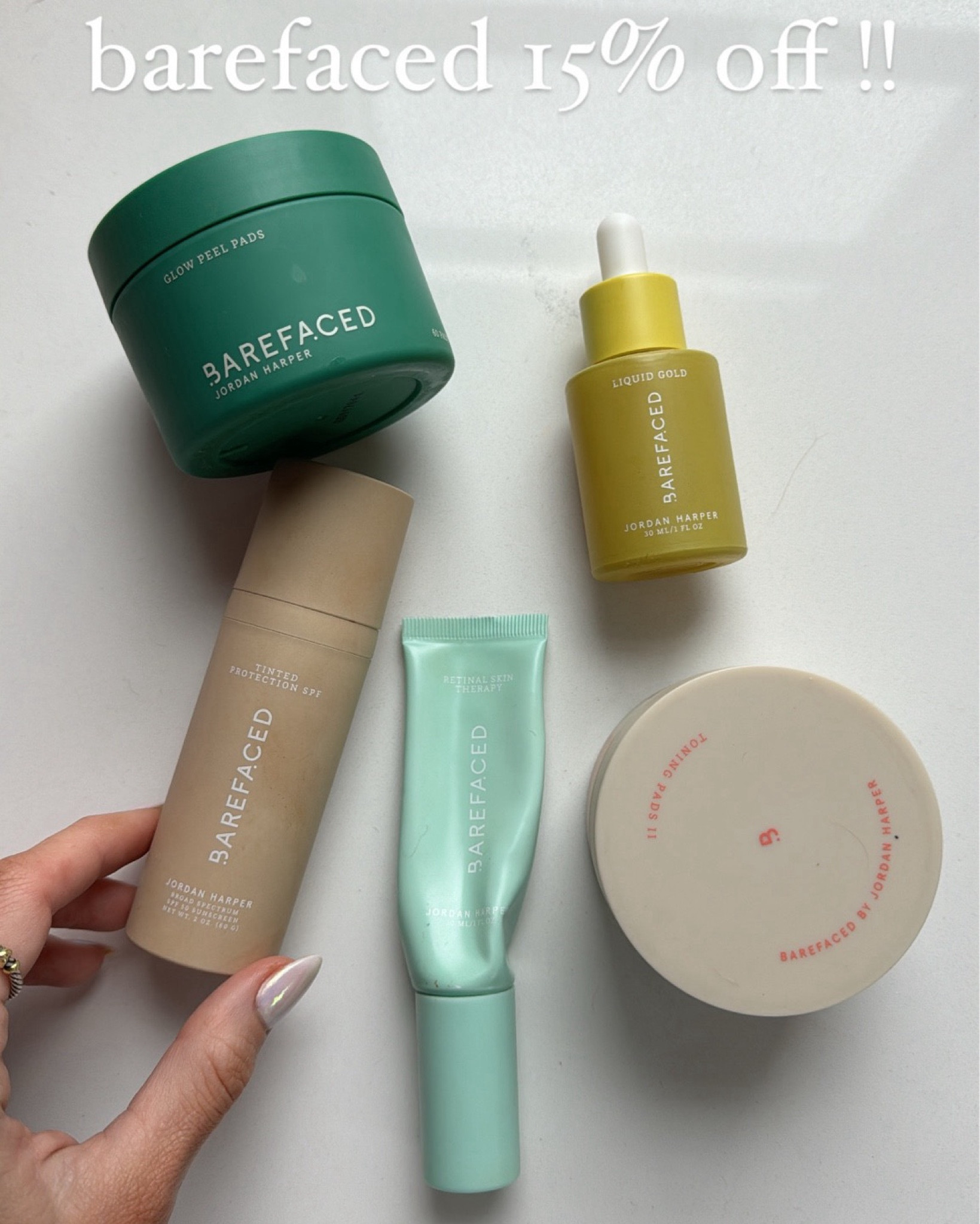 ah my favorite skincare is on SALE! 🙌🏻 use code BAREFACEDBIRTHDAY to get 15% off! 🤍 linking my faves here! 