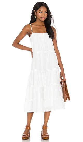 Jilly Dress in Eggshell | Revolve Clothing (Global)