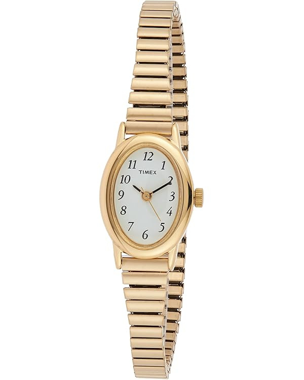 Timex Women's Cavatina Watch - TPearl Dial Gold-Tone Case | Amazon (US)