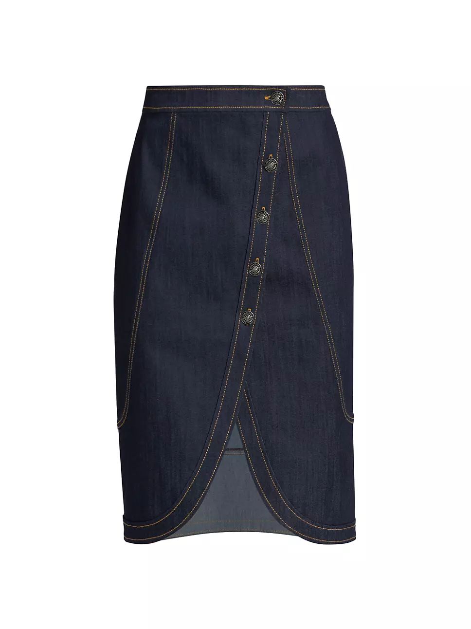 Acacia Denim Knee-Length Skirt | Saks Fifth Avenue