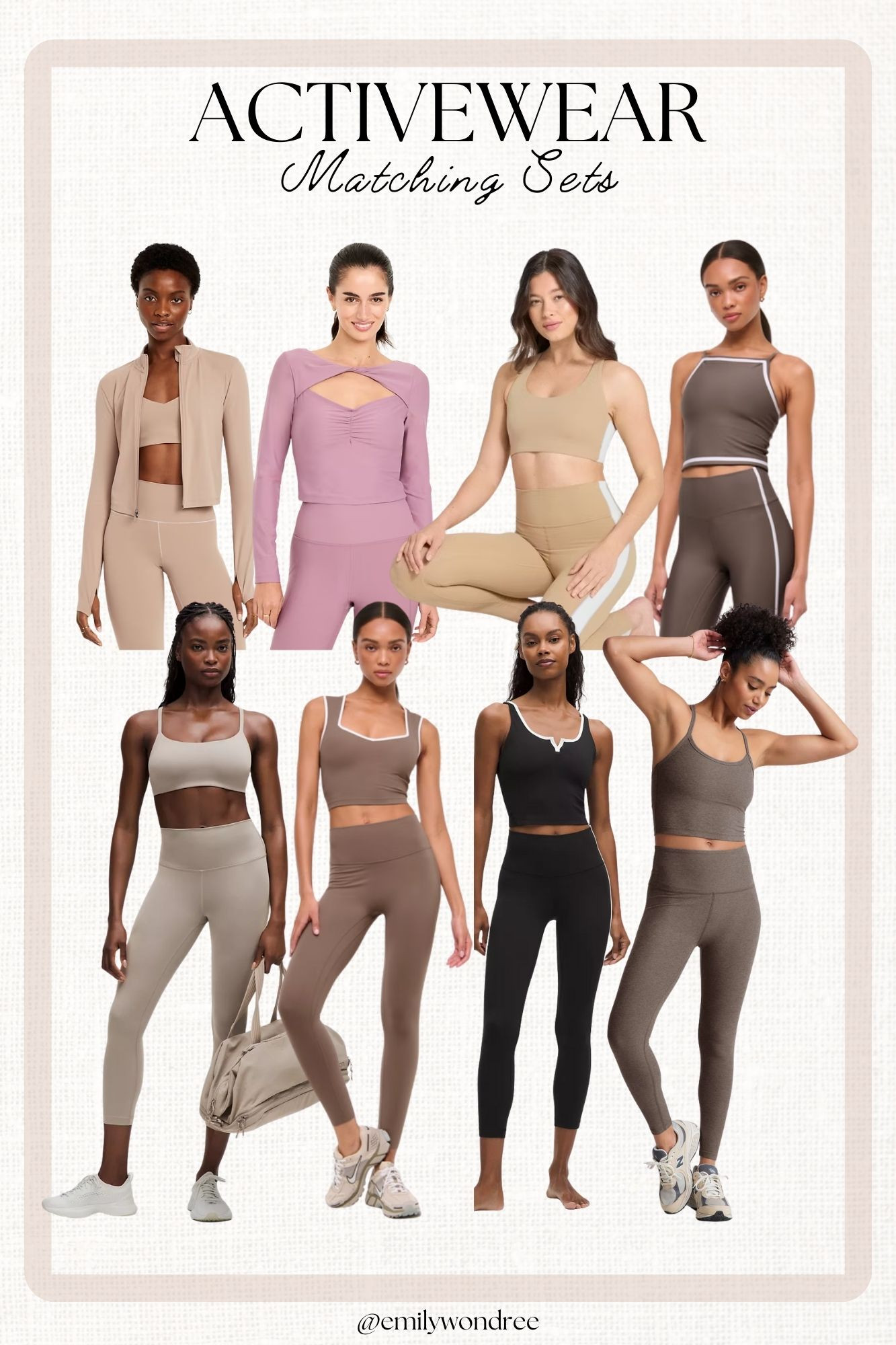 Activewear: Matching Sets #activewear #fitness #workout 

 #LTKootd #LTKfitnessgoals #LTKActive