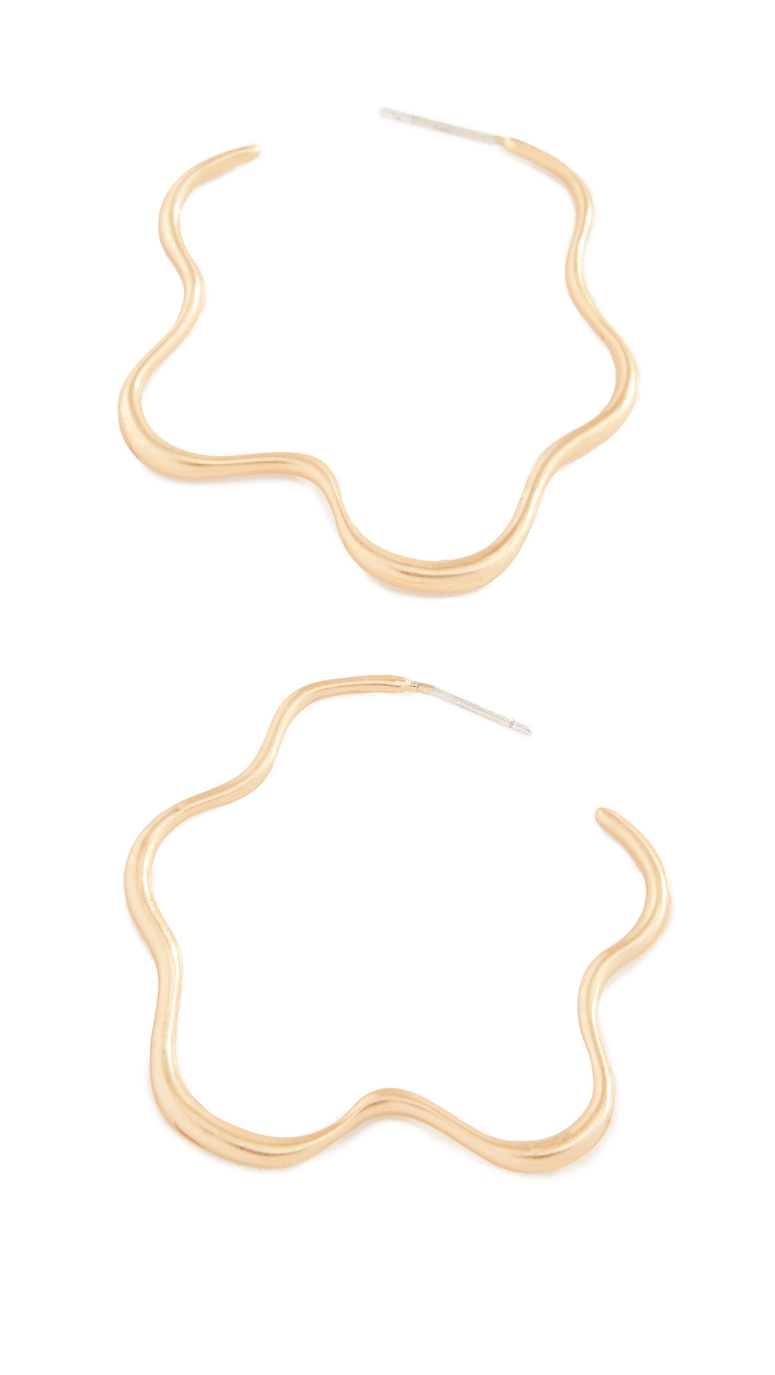 Madewell Organic Star Hoop Earrings | Shopbop