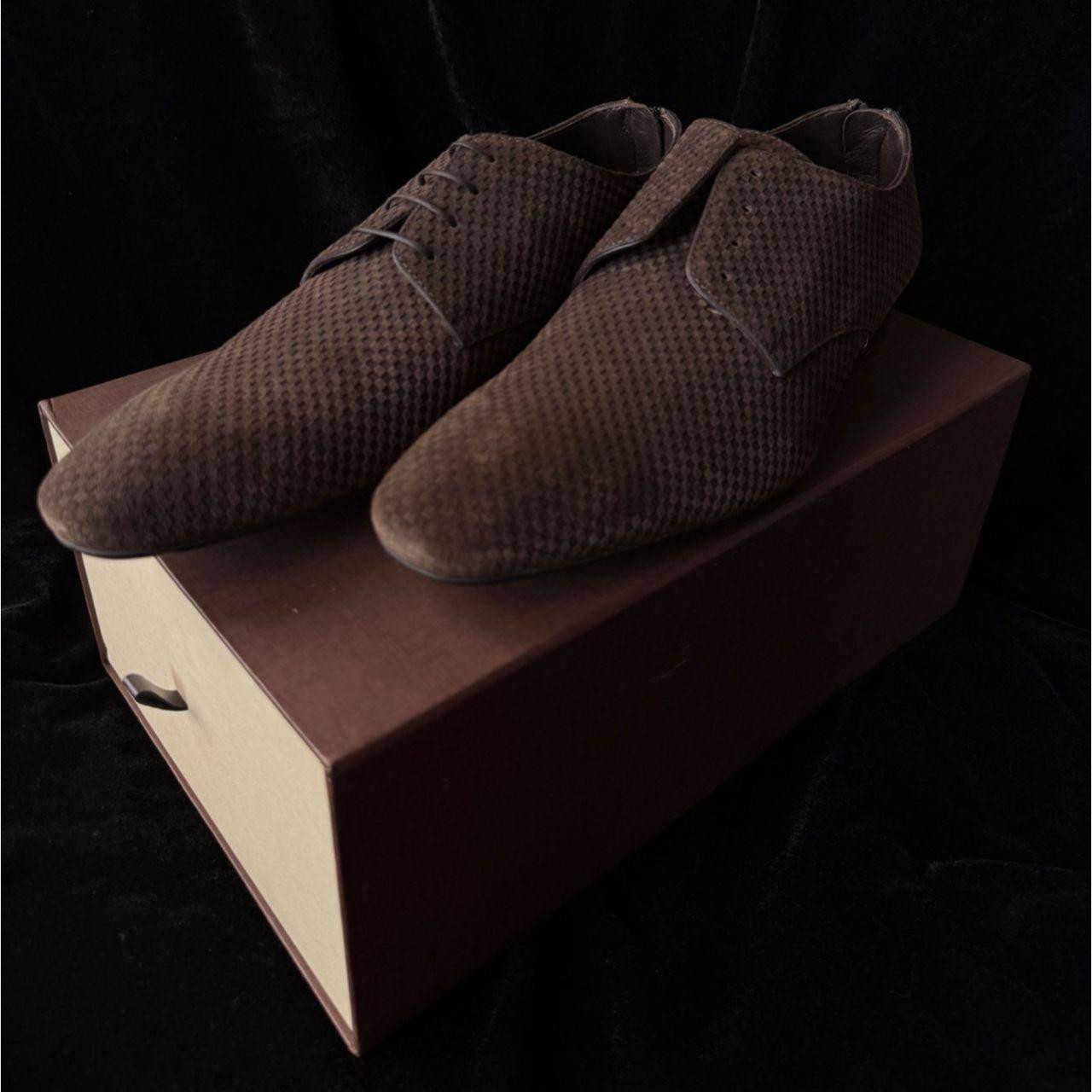 Louis Vuitton Men's Oxfords - Brown/Black - US 9 | Depop US