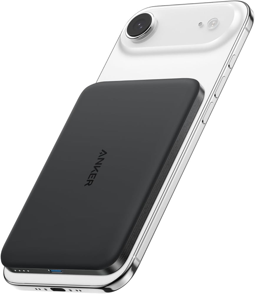 Anker Nano Powerbank, Ultraschlanke 5000mAh Magnet-Powerbank, Qi2-zertifiziert, 15W Max ultraschn... | Amazon (DE)