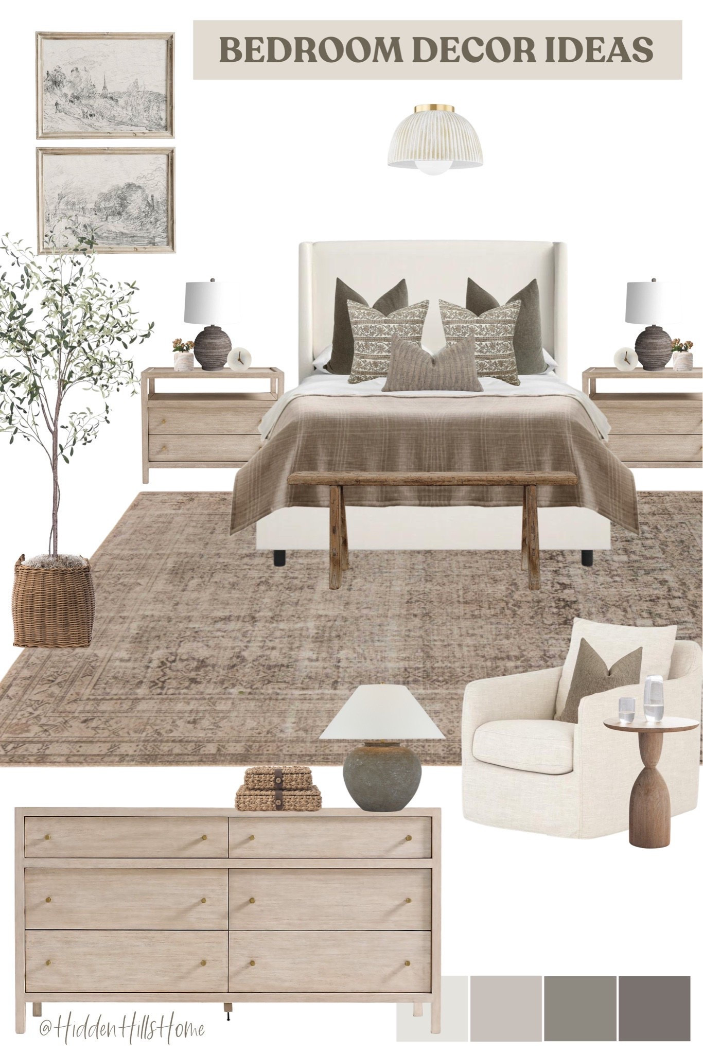 Bedroom decor, bedroom mood board, master bedroom design ideas, Tilly bed, nightstand decor ideas, home decor Inspo, organic modern bedroom #bedroom

#LTKHome #LTKSaleAlert #LTKSeasonal
