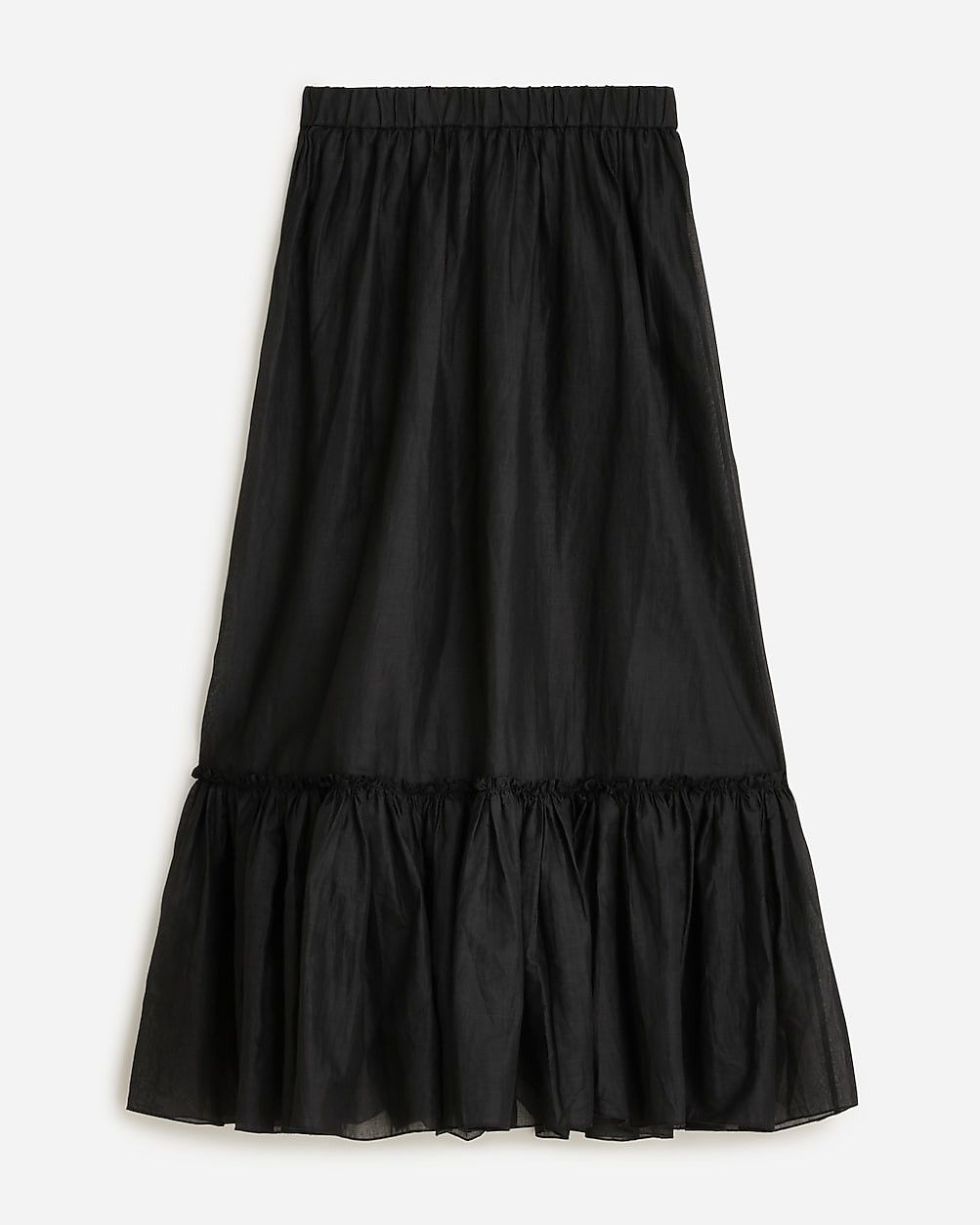 Amelia maxi skirt in crinkle cotton | J. Crew US