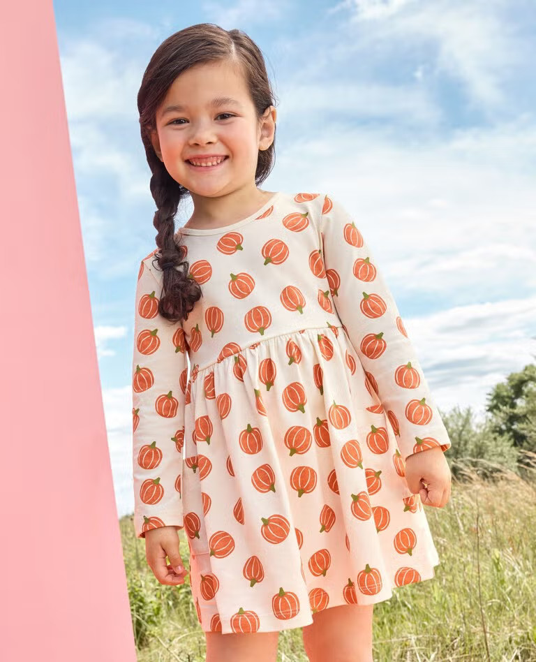 Halloween Long Sleeve Playground Dress with Pockets | Hanna Andersson