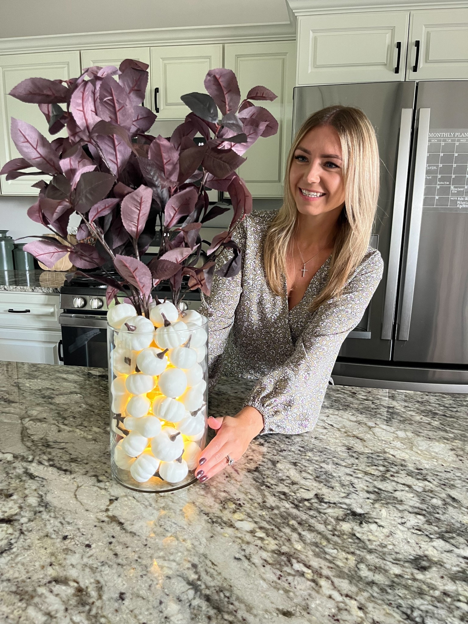 A fun DIY light up Fall centerpiece! 

Fall centerpiece. Amazon finds. Light up centerpiece. 

LTKSeasonal. LTKHome. 

#LTKSeasonal #LTKHome