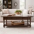 My Texas House Oval Coffee Table, Warm Brown | Walmart (US)