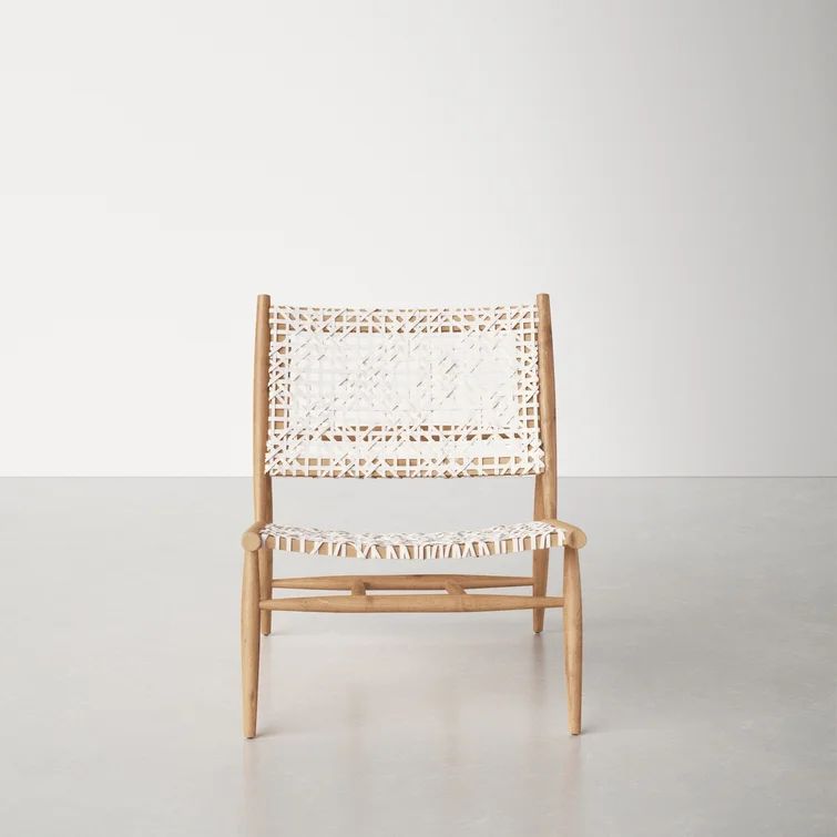Basanti 25.98'' Wide Genuine Leather Side Chair | Wayfair North America