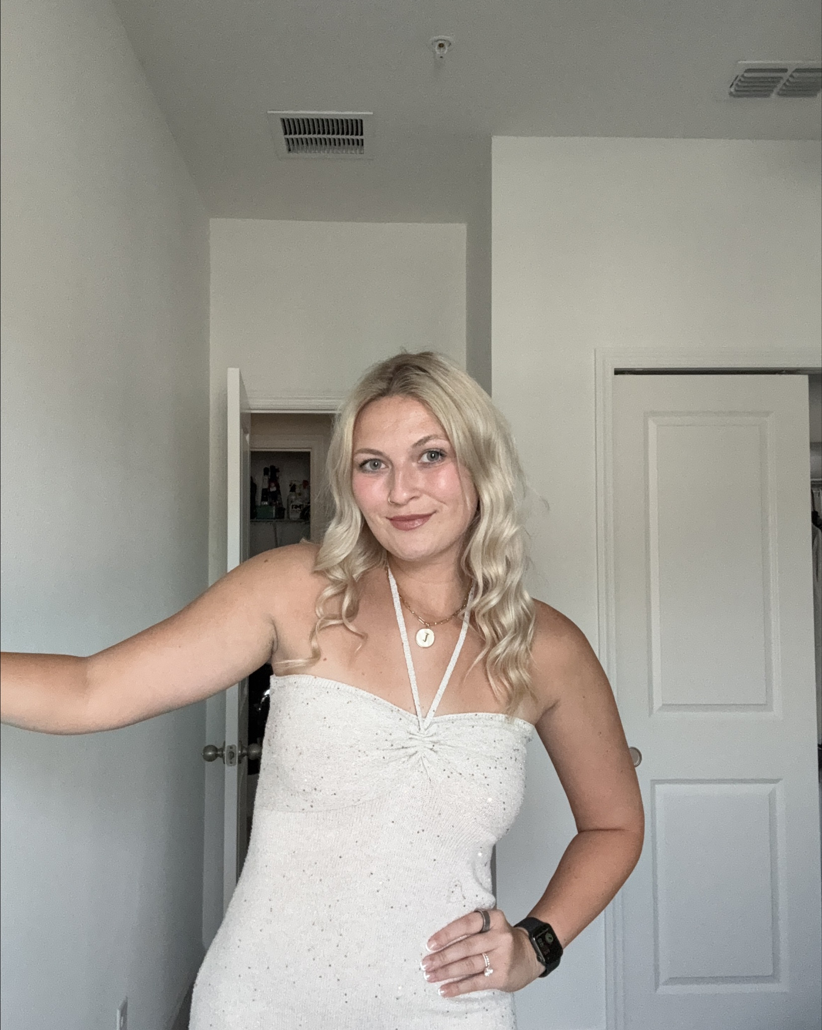 Cream colored halter dress🍦from wild fable brand (target) but no longer being sold — linked similarr

#LTKFindsUnder100 #LTKTravel