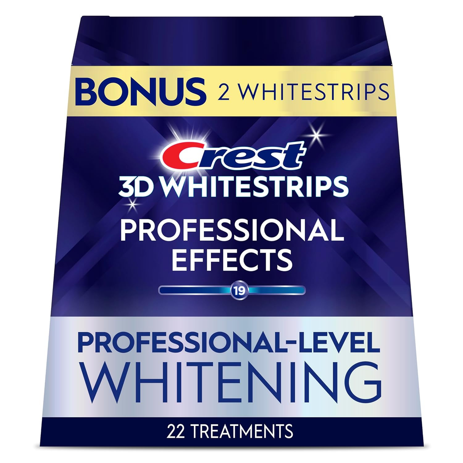 Crest 3D Whitestrips Professional Effects, Whitestrip 3D White, Teeth Whitening Strip Kit, 44 Str... | Amazon (US)