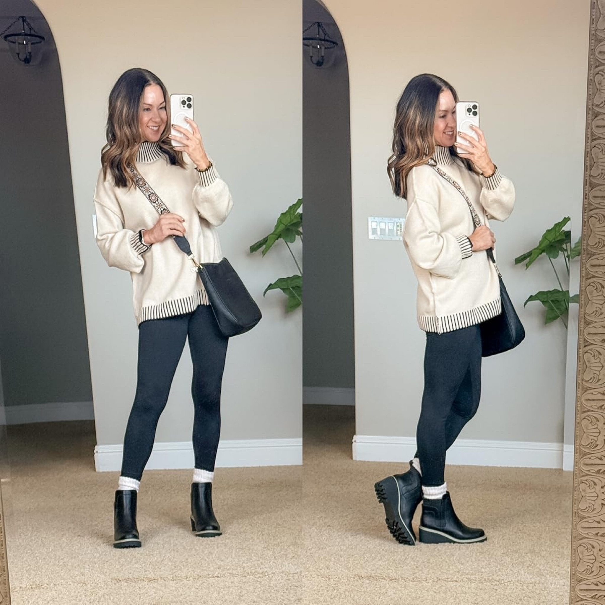 Cute Fall Outfit Inspo

For reference I'm 5'1" and 109lbs. I’m wearing an XS in the sweater and XS short in the leggings - both TTS!

Fall outfits  fall outfit inspo  cute outfits  chic outfits  black leggings outfit  sweaters  fall sweater  comfy outfits  easy outfits  petite fashion  trendy fashion  EverydayHolly

#LTKStyleTip #LTKSeasonal #LTKOver40