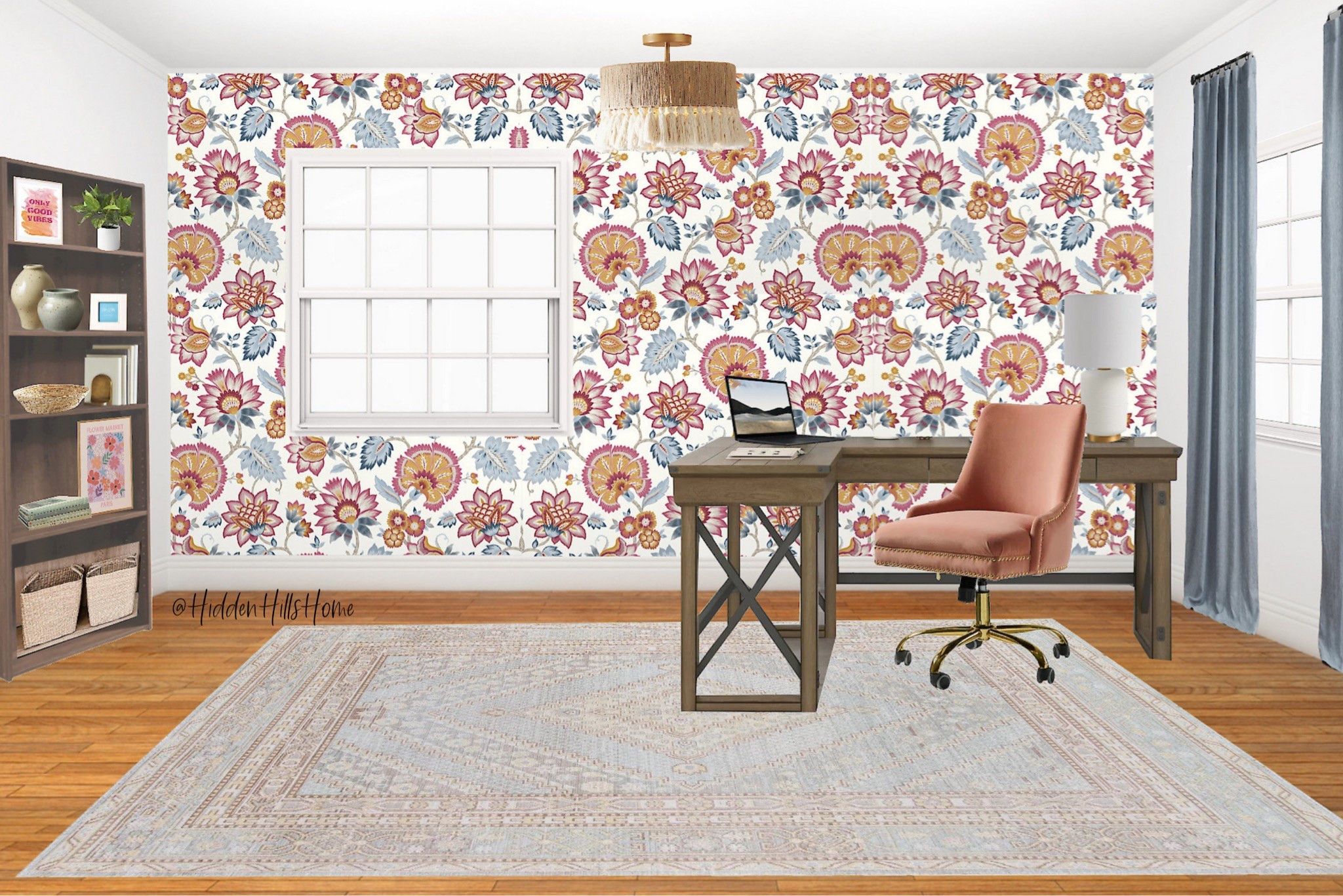 Home Office Decor, Pink Floral Office Design, Girly Office Decor, Home Decor #office #homedecor #homeoffice

#LTKHome #LTKSaleAlert #LTKSeasonal