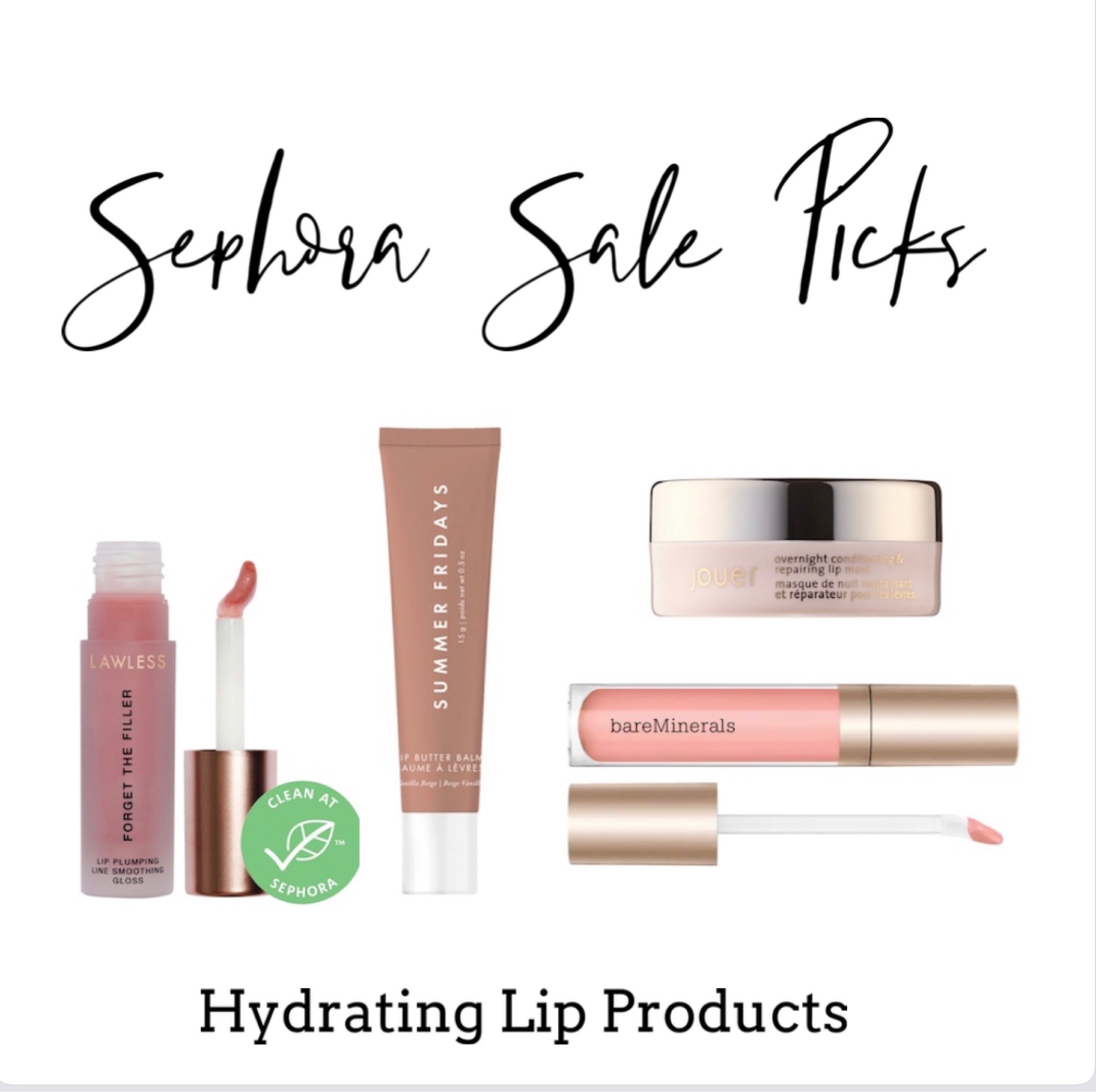 Sephora sale picks - lip products that are hydrating!! 



#LTKbeauty #LTKunder50