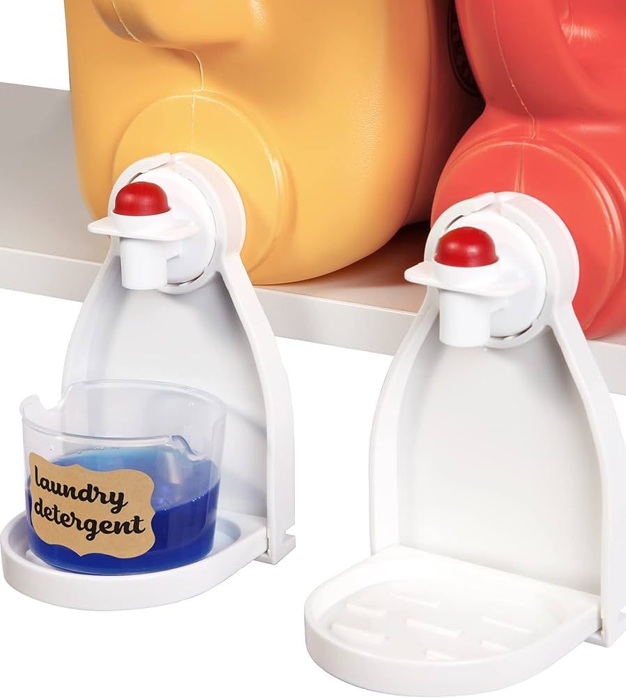 Cossylife Laundry Detergent Cup Holder, Detergent Drip Catcher, Fabric Softener Gadget Cup Holder... | Amazon (US)