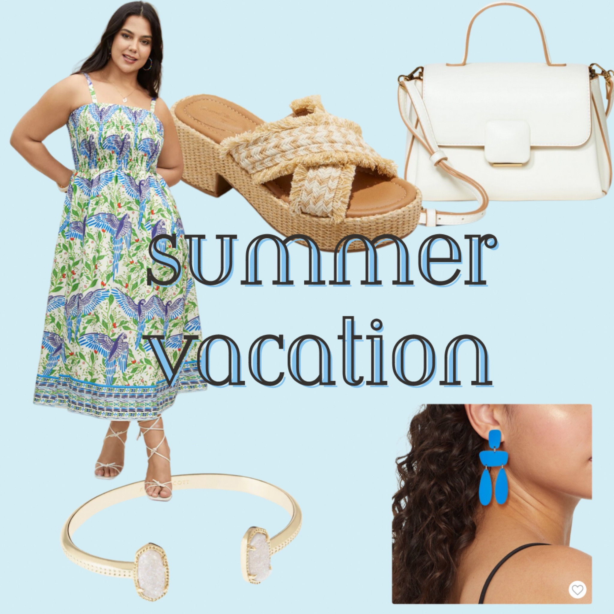 Water inspired outfit for your next trip to the ocean  

#LTKplussize #LTKtravel #LTKsalealert