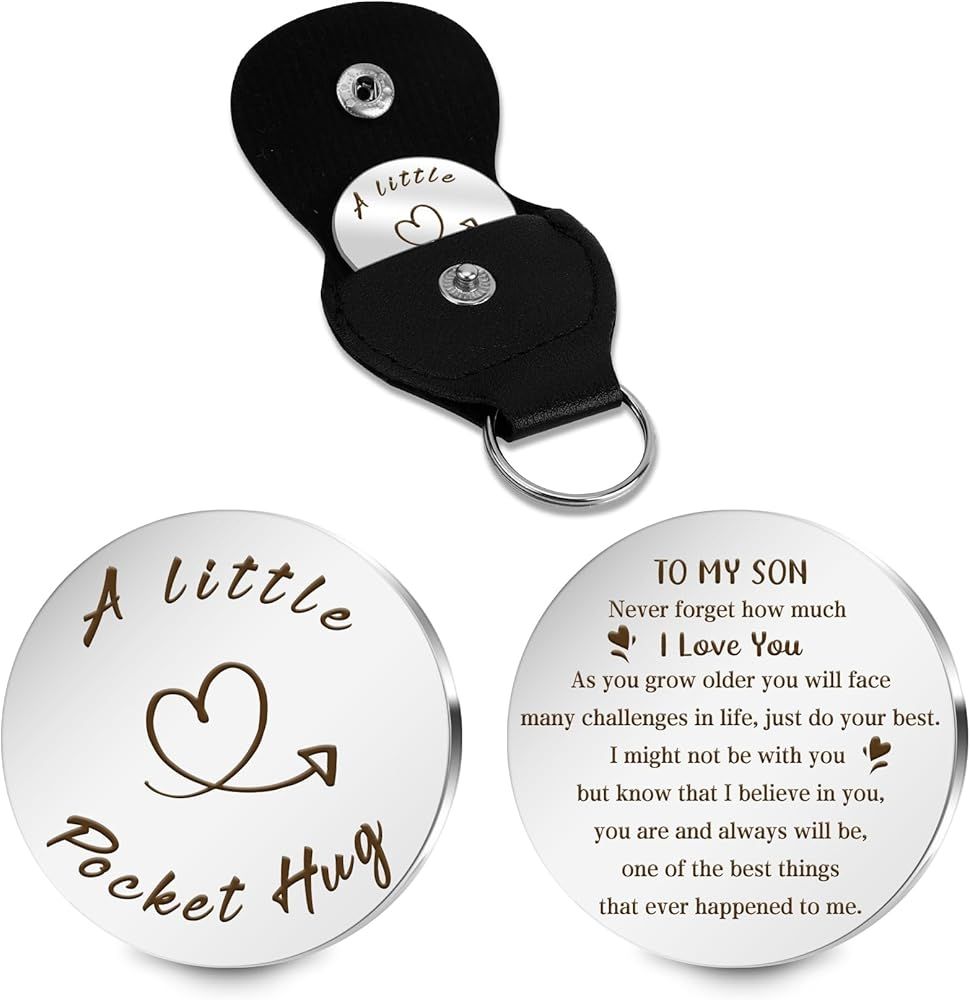 Pocket Hug Token keepsake Graduation Gifts class of 2024 Father‘s Day Gifts Mothers Day gifts for Mom Long distance friendship gifts | Amazon (US)