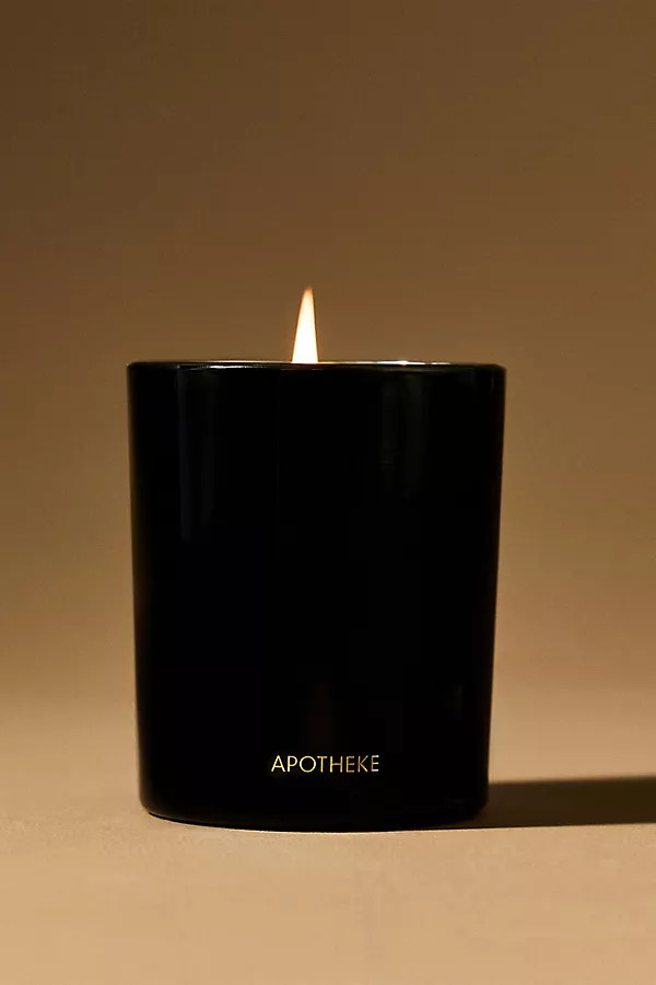 Woody Juniper Birch Boxed Glass Candle | Anthropologie (US)
