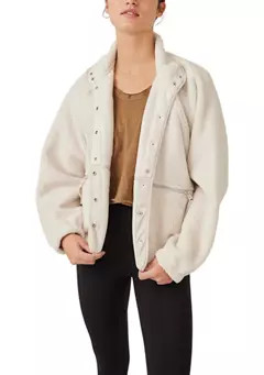 FP Movement Hit The Slopes Button Front Sherpa Coat | Belk