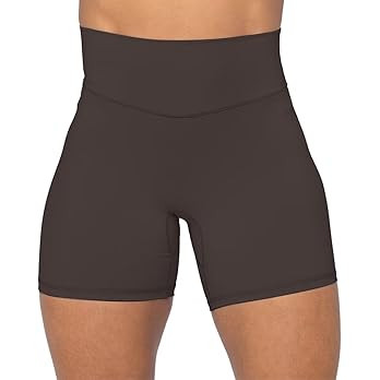 Sunzel No Front Seam High Waist Biker Shorts for Women, Squat Proof Yoga Workout Gym Bike Shorts | Amazon (US)