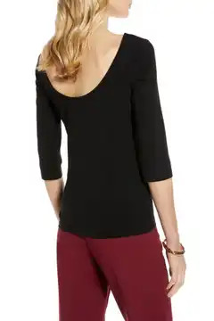 Scoop Back Knit Top | Nordstrom