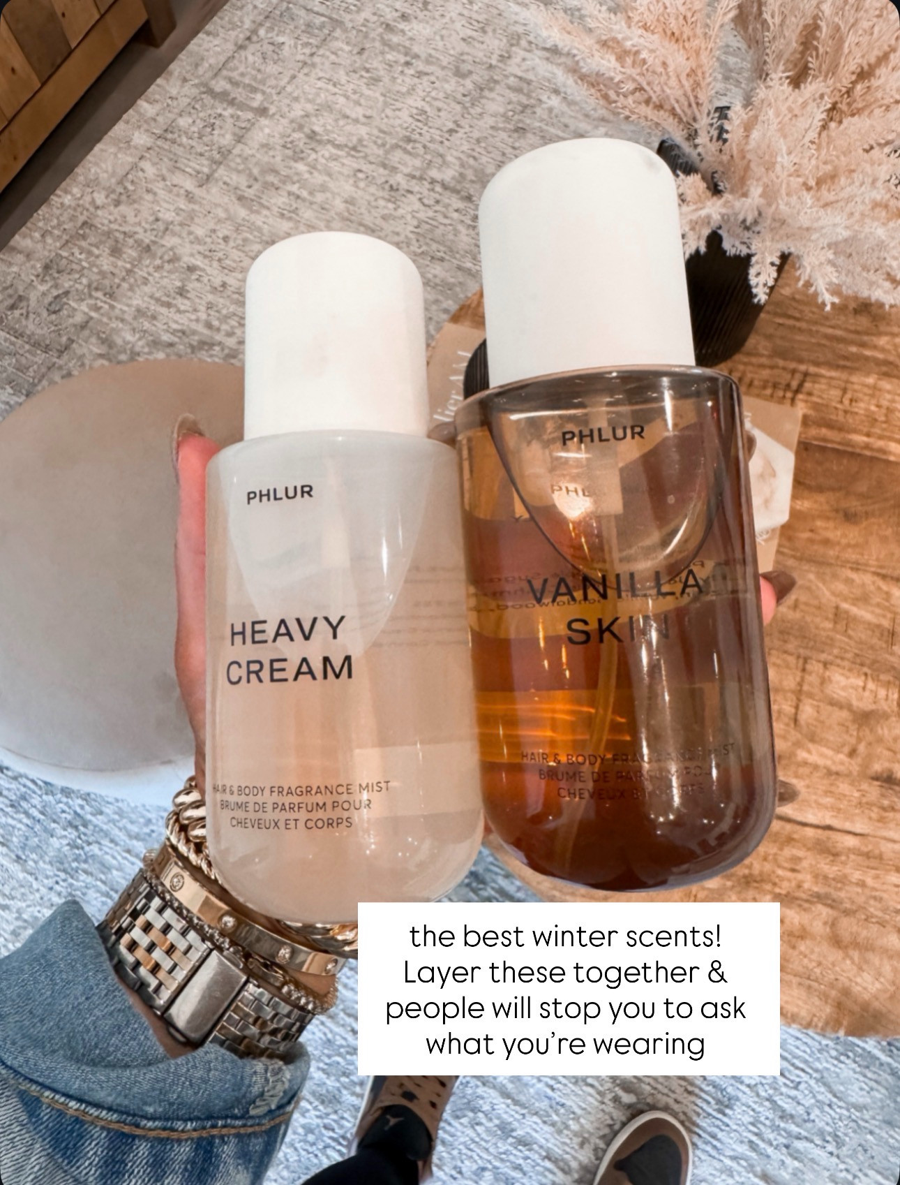 My go-to perfume set this season!

Phlur Heavy Cream & Vanilla Skin. Fragrance mist, perfume finds, beauty favorites, Amazon beauty, currently trending, winter scents.  

 #LTKBeauty